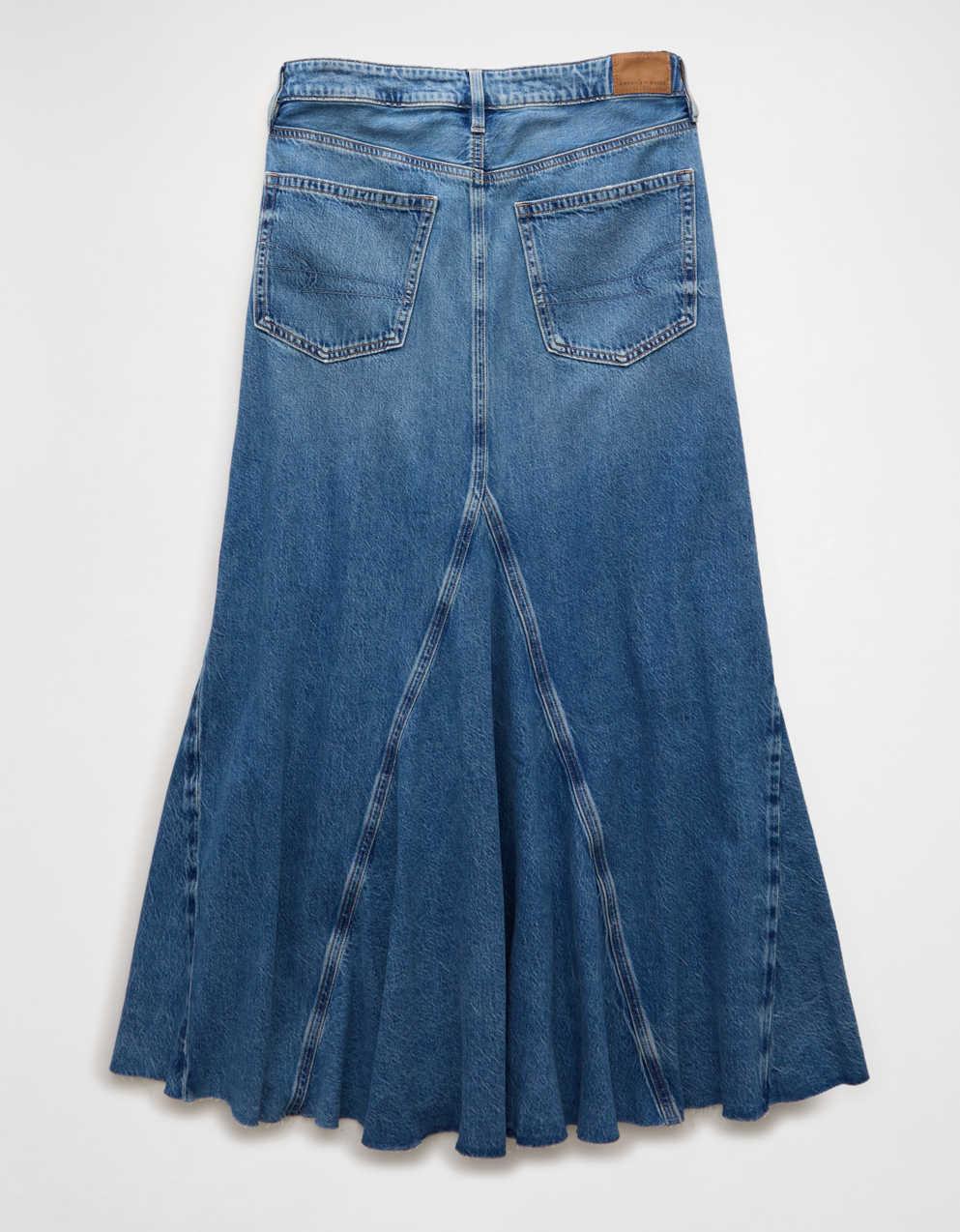 Jupe Courte En Jean Stretch American Eagle - Taille 6 Femme - Bleu - Neuf Sans étiquettes