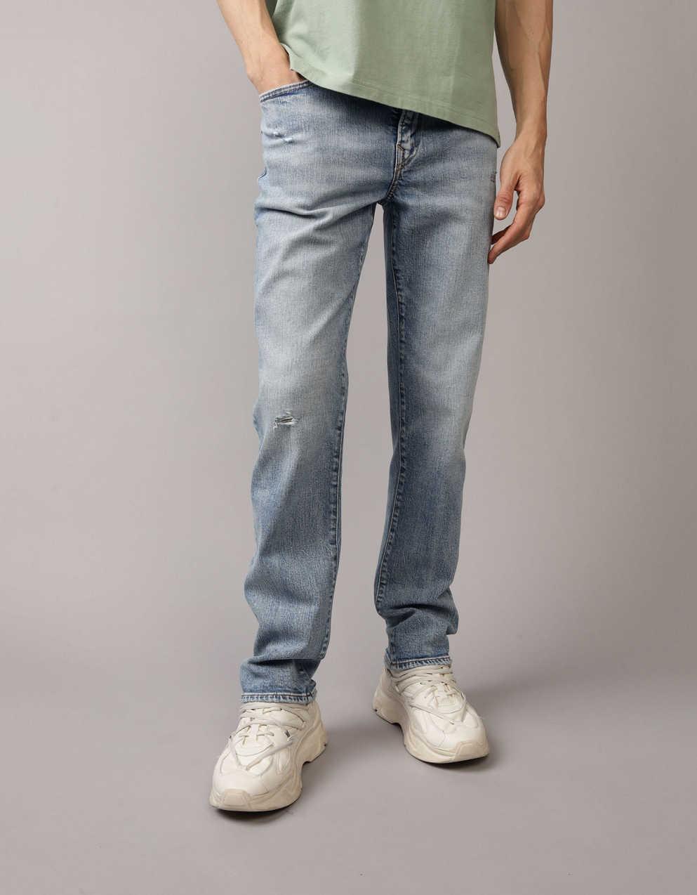 AE AirFlex+ Slim Straight Jean | American Eagle Nederland | Jeans \u0026 Kleding  voor heren en dames, image size:993x1274