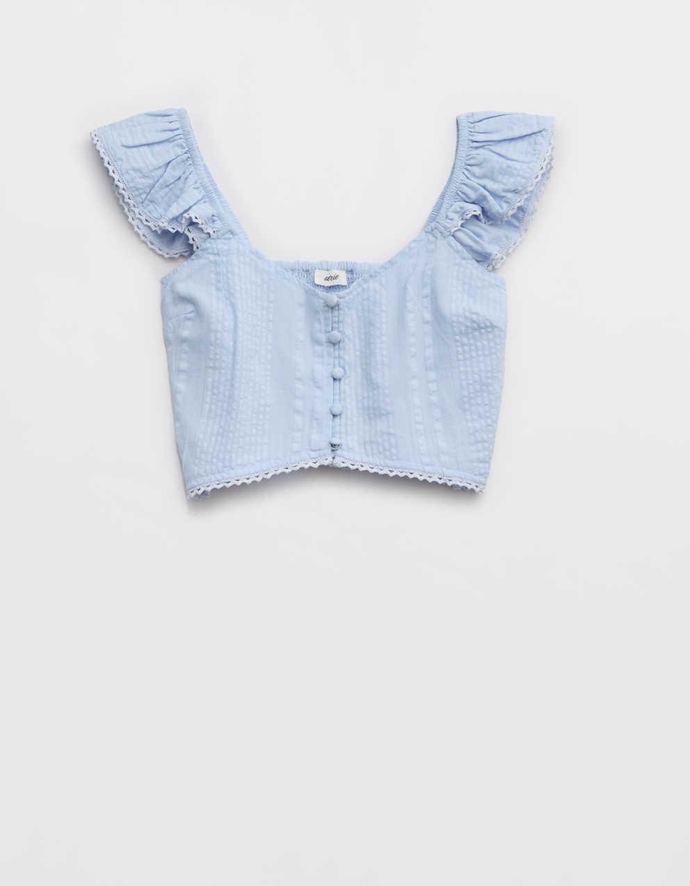 るう ページ Aerie Cropped Seersucker Tank Top | Men's & Women's Jeans