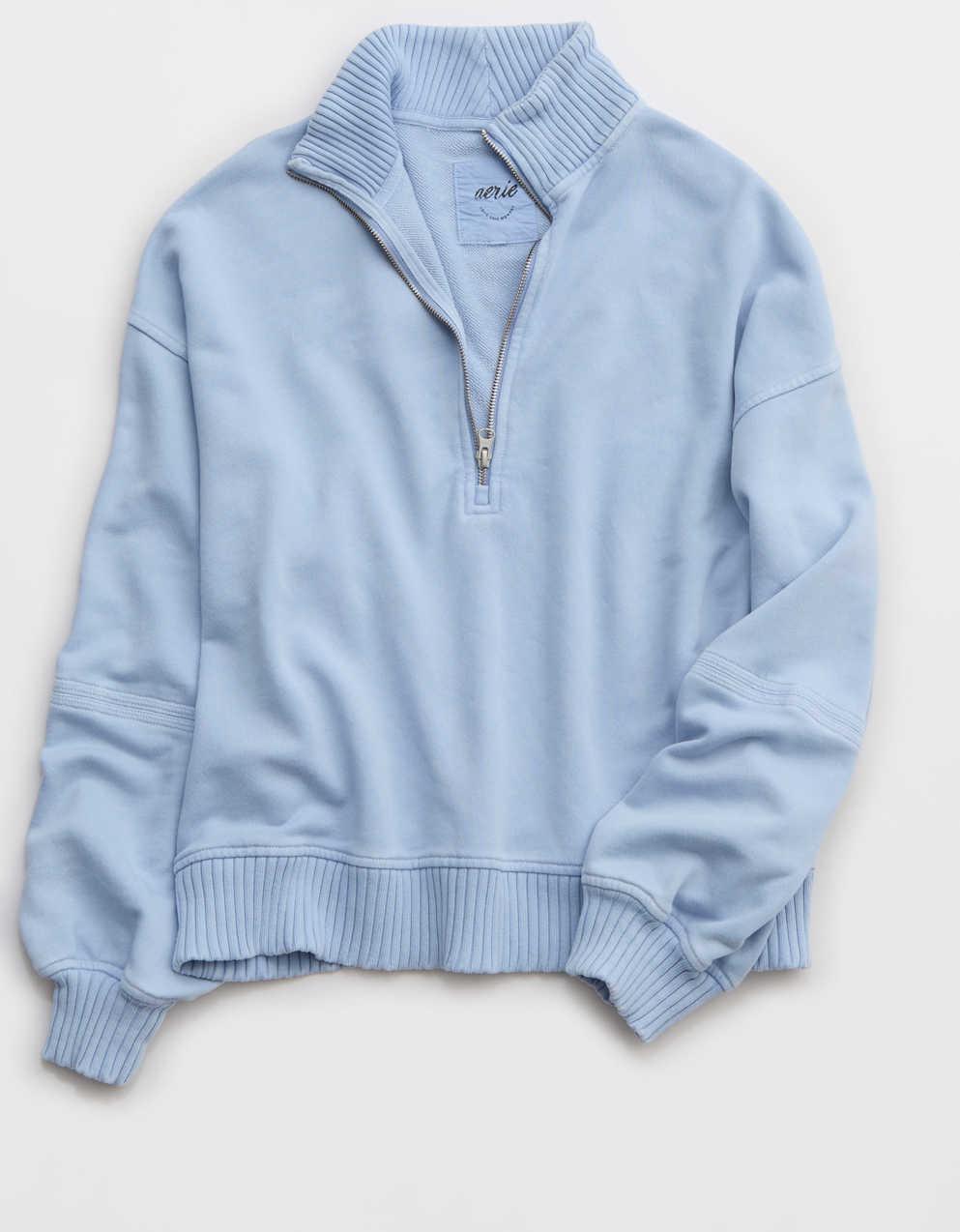 aerie half zip pullover