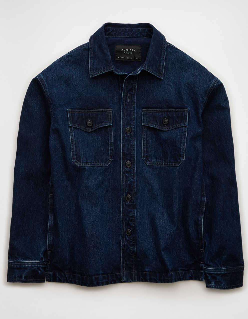 AMERICAN EAGLE 襟デニムジャケット AE Denim Shirt Jacket | Men's & Women's Jeans, Clothes