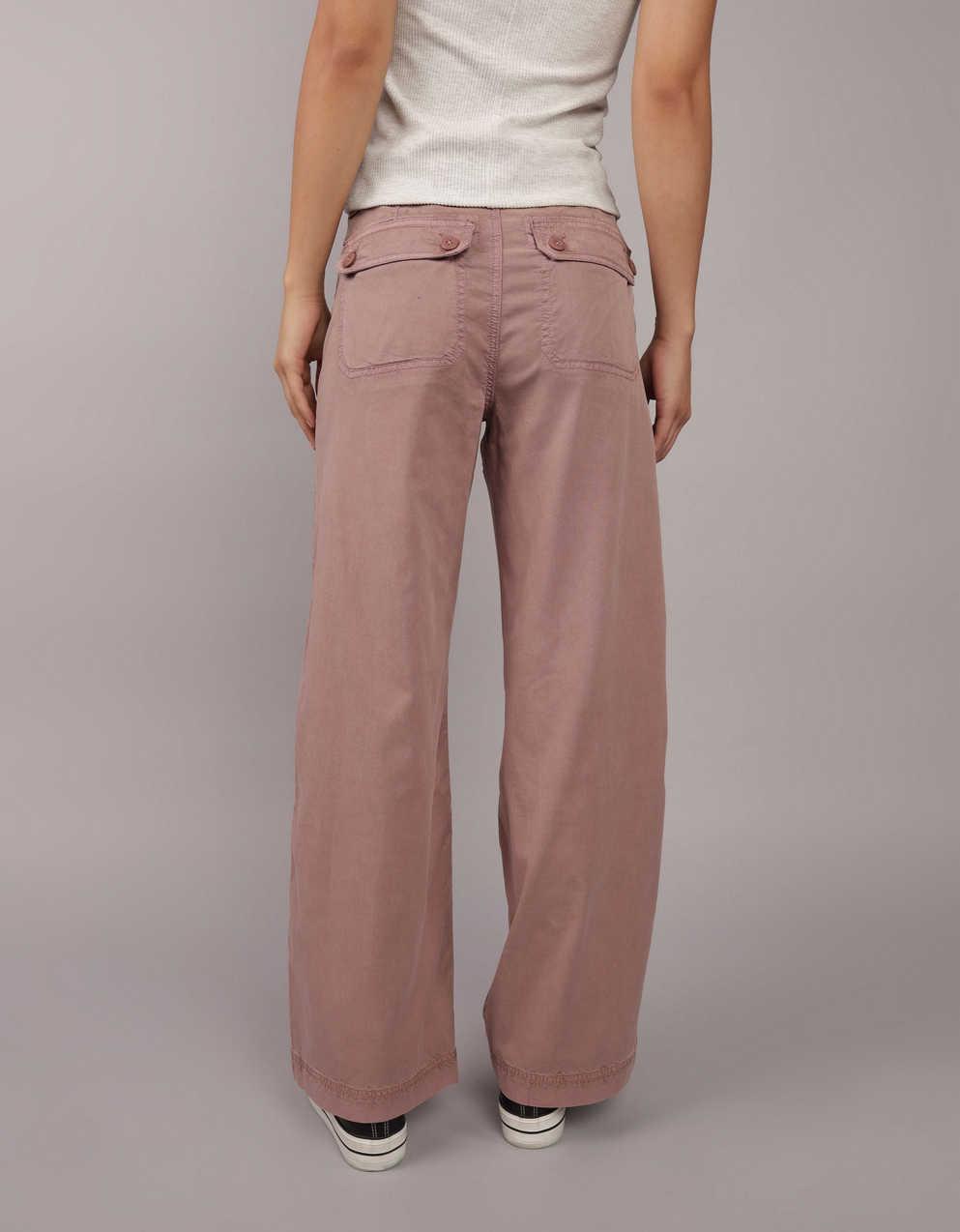 Pantalon Cargo Baggy Fille - Jean Streetwear, Taille Haute élastique, Jambes Larges - Style Décontracté Avec Poches