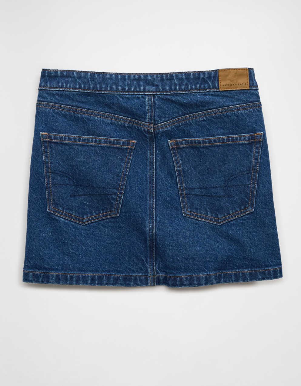 国内発 ETRO ハイウエストストレッチコットンデニムミニスカート AEストレッチクロスオーバーデニムミニスカート | メンズ