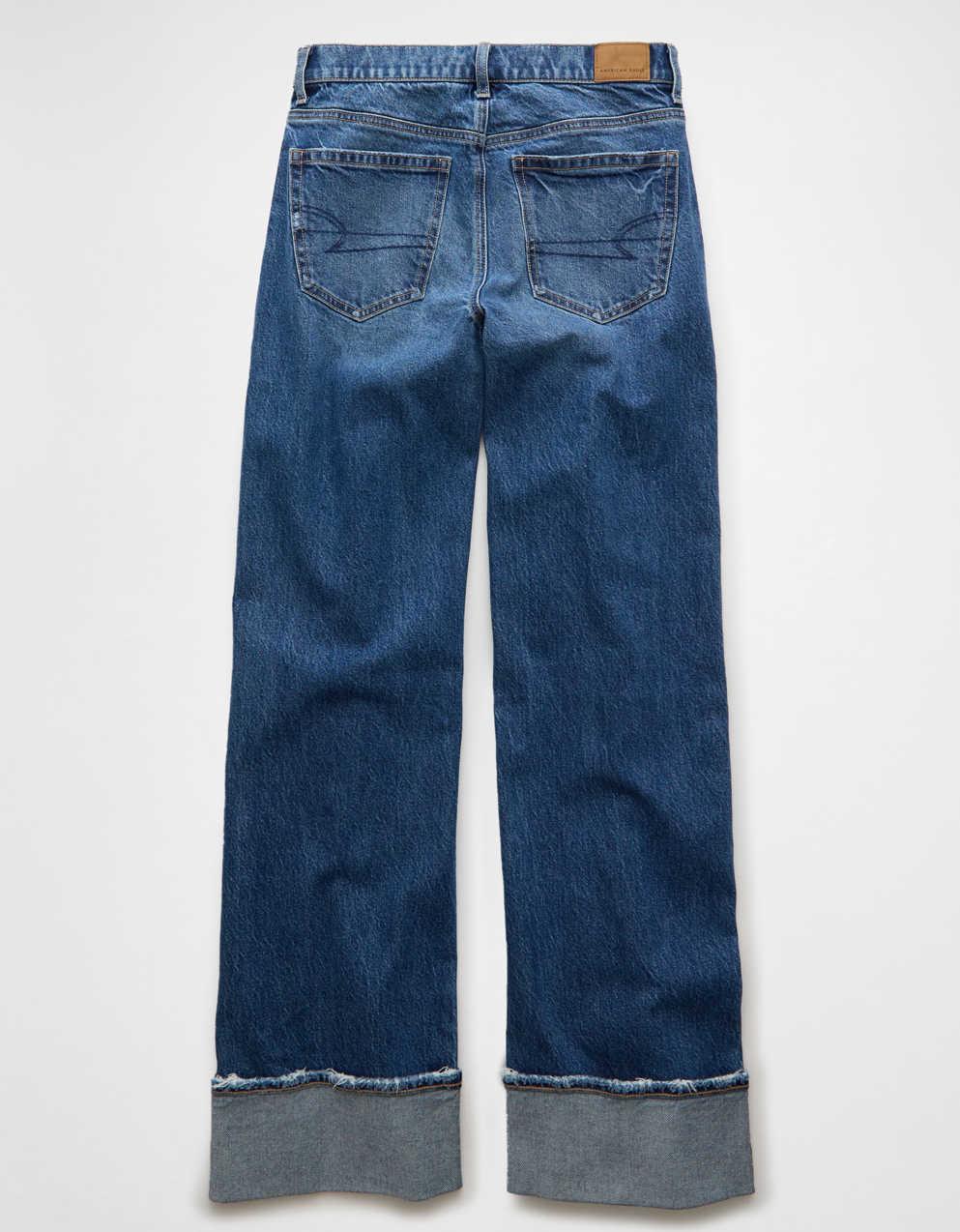 AE Stretch High-Waisted Stovepipe Cuffed Jean | Men's