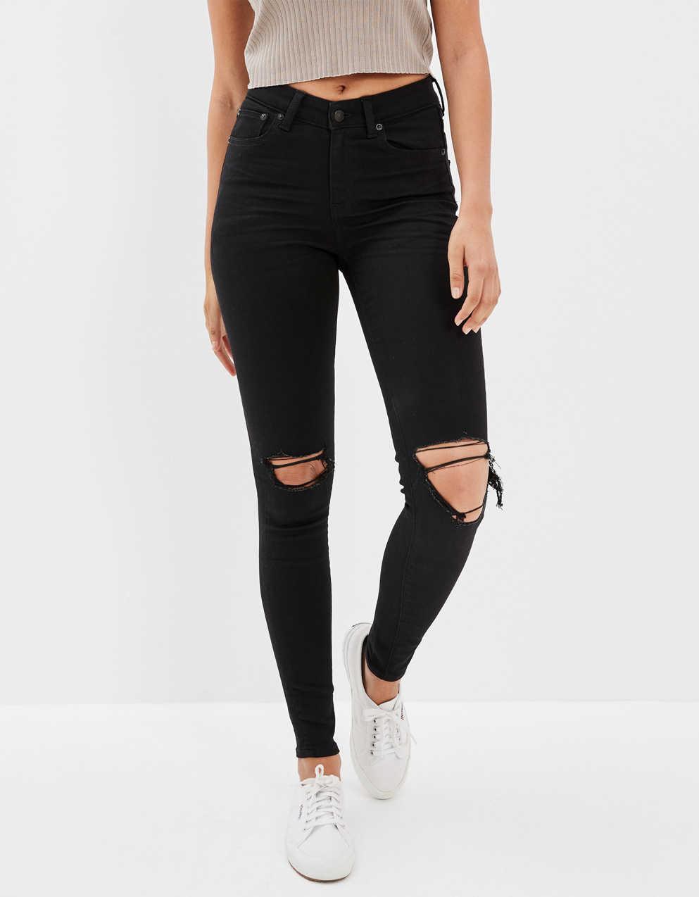 AE Next Level Ripped High V-Rise Jegging | Men's \u0026 Women's Jeans, Clothes \u0026  Accessories | American Eagle Australia