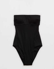 Aerie リブ編みストラップレス・ワンピース水着 | メンズ