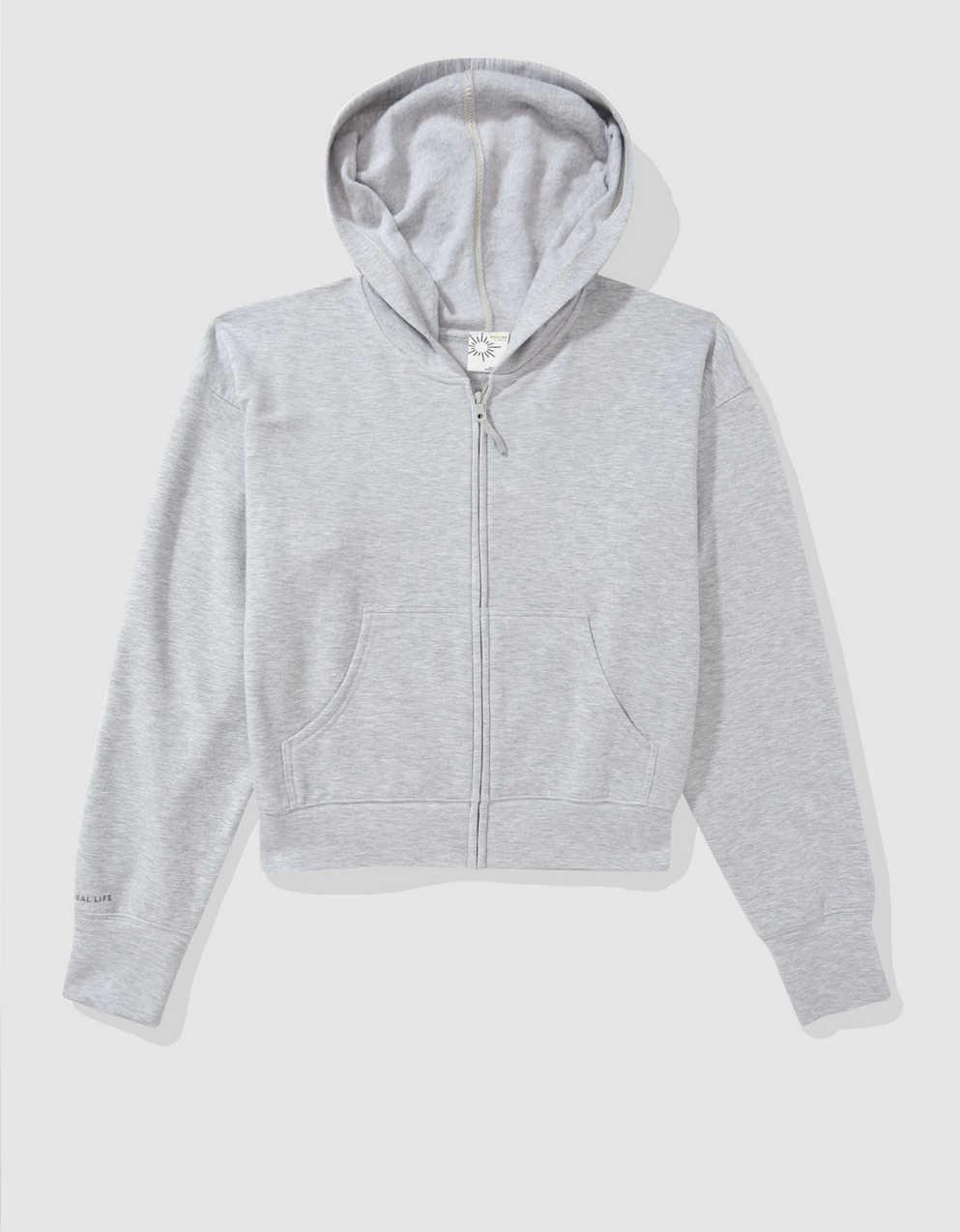 OFFLINE by Aerie OTT Fleece Full Zip Sweatshirt | Men's \u0026 Women's Jeans,  Clothes \u0026 Accessories | American Eagle Japan