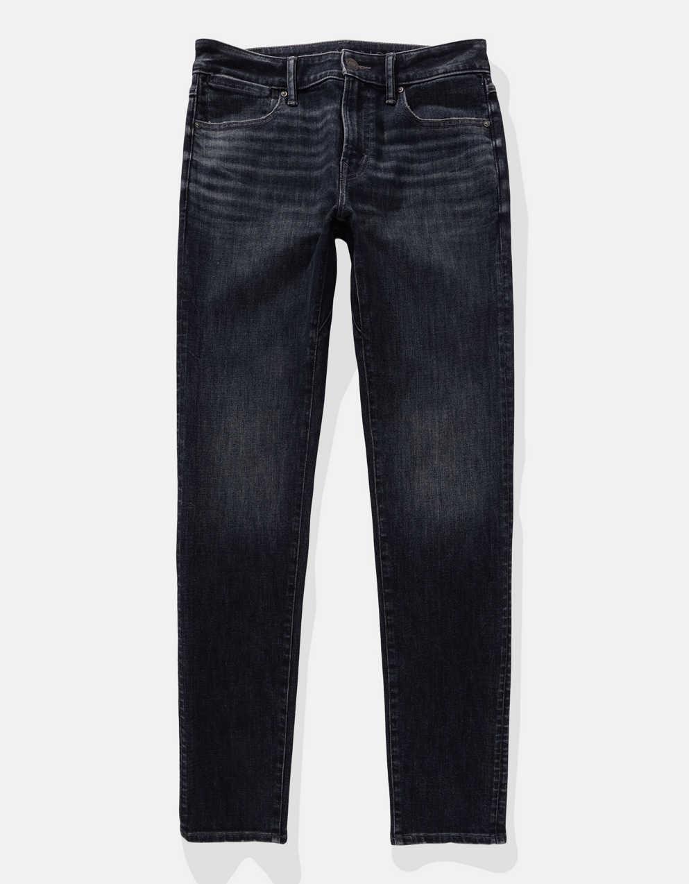 AMERICAN EAGLE ブラック スキニーデニム アメリカンイーグル／スキニーデニム／W30×L32／ストレッチあり