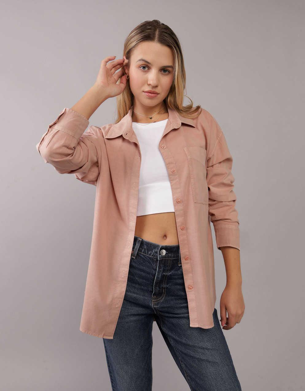 AE Perfect Button-Up Shirt | Men's & Women's Jeans, Clothes