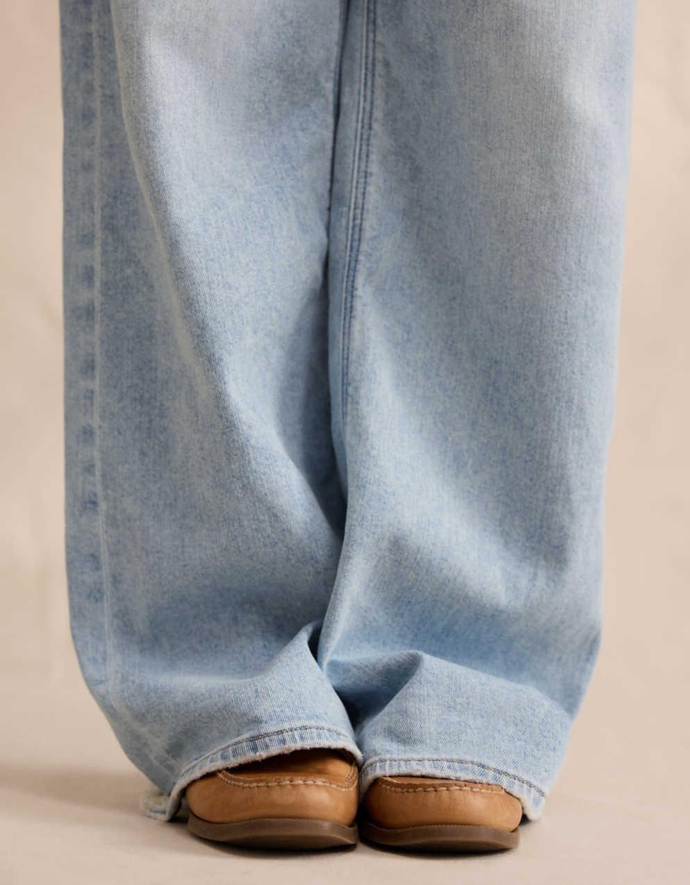 AE Dreamy Drape ストレッチ スーパー ハイウエスト バギー ワイド