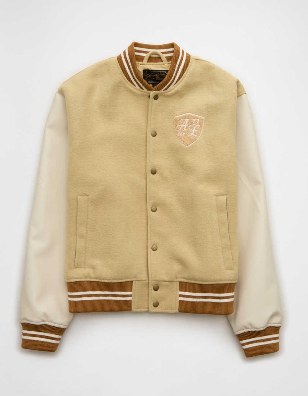 AMERICAN EAGLE OUTFITTERS ジャケット S/M ベージュ AMERICAN EAGLE OUTFITTERS ジャケット S/M ベージュ