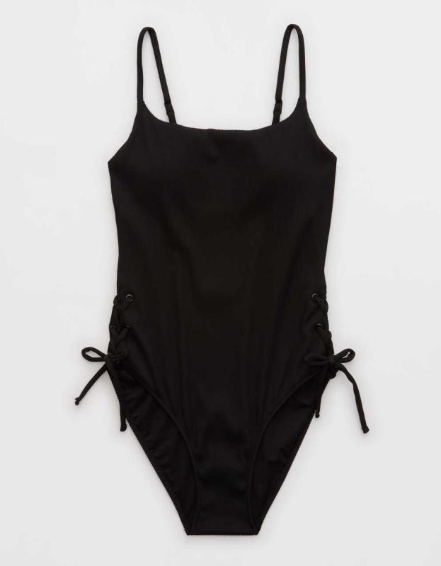 Aerie リブ編みスクープ・ワンピース水着 | メンズ・レディース