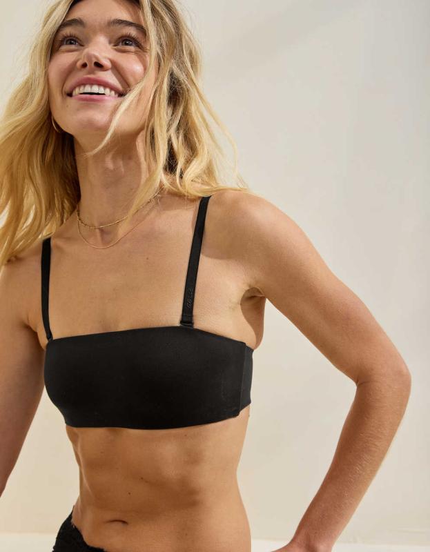 【新品未使用】aerie フルカバレッジブラ　32c Aerie Bra Womens 32C Green Push Up Lace Trim Padded
