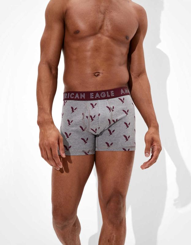 Lotto 2 Boxer American Eagle AEO Taglia M &ndash; Elasticizzati Con Tasche, Fantasia Check