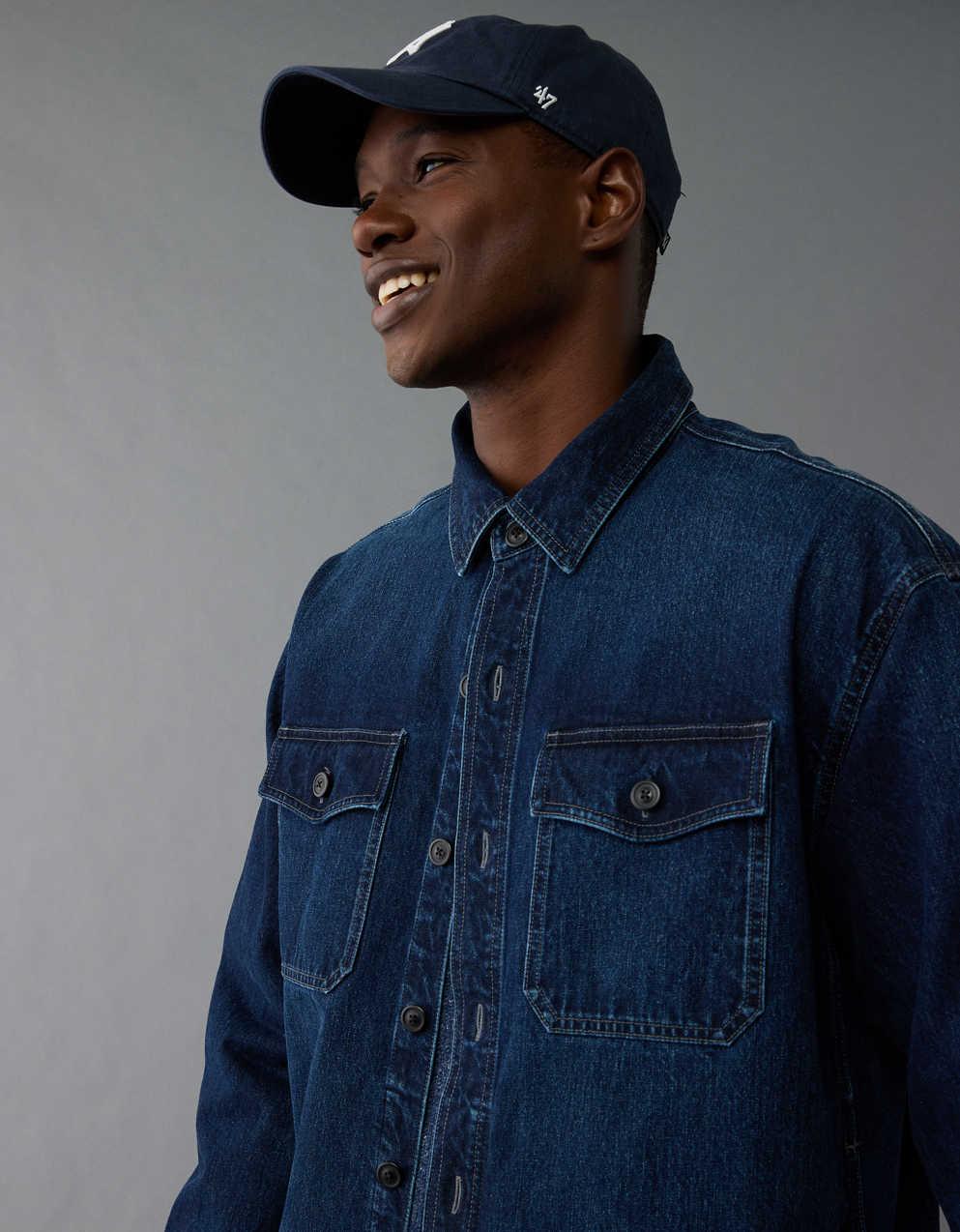 AMERICAN EAGLE 襟デニムジャケット AE Denim Shirt Jacket | Men's & Women's Jeans, Clothes
