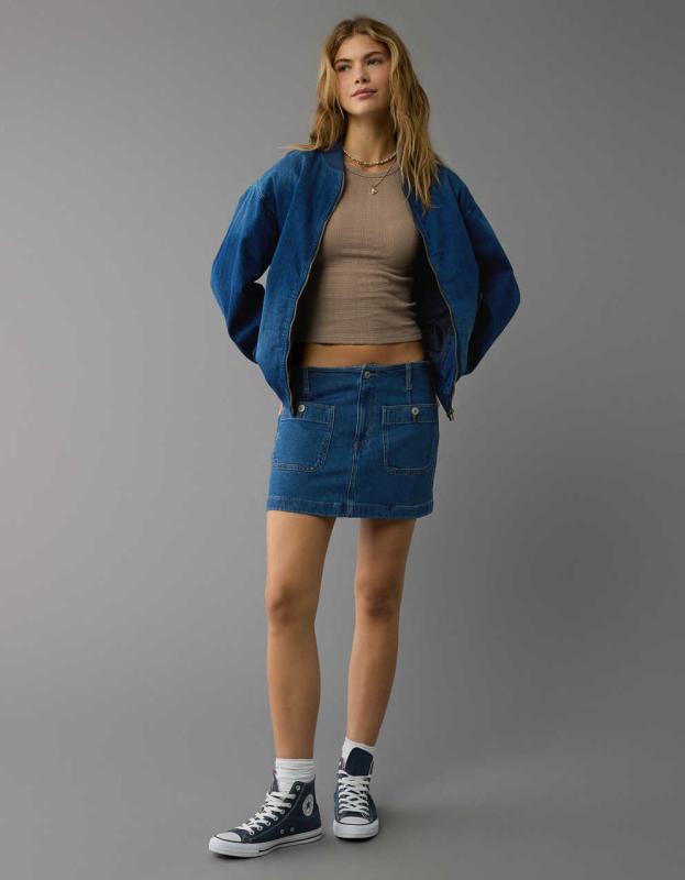 Goldie + Ace A-Line Denim Skirt - Esta