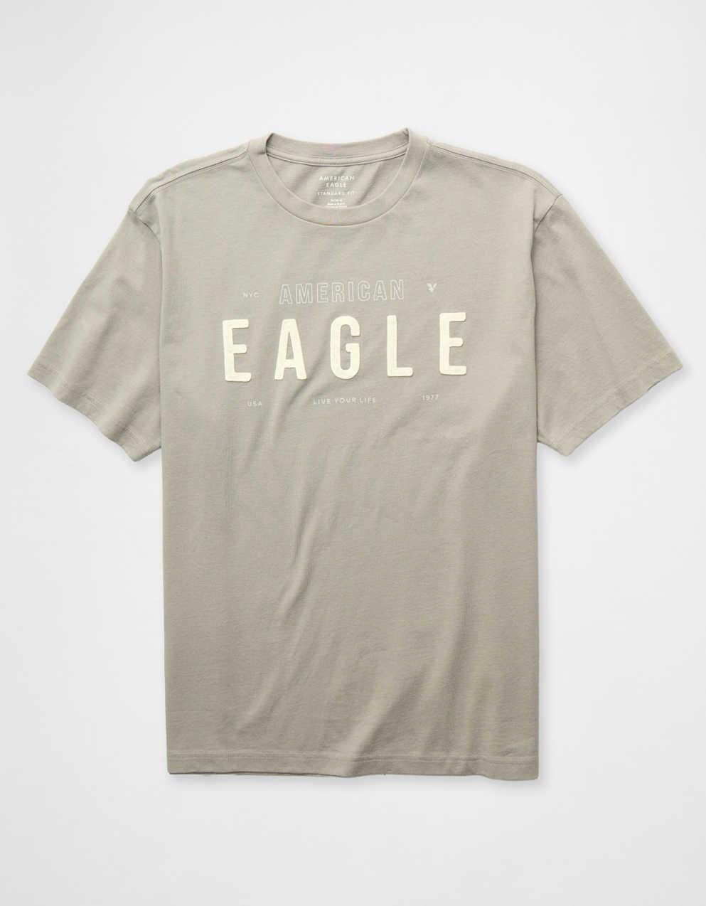 T-shirt Femme American Eagle Outfitters - Gris Coton - Taille S/P (M) - #8