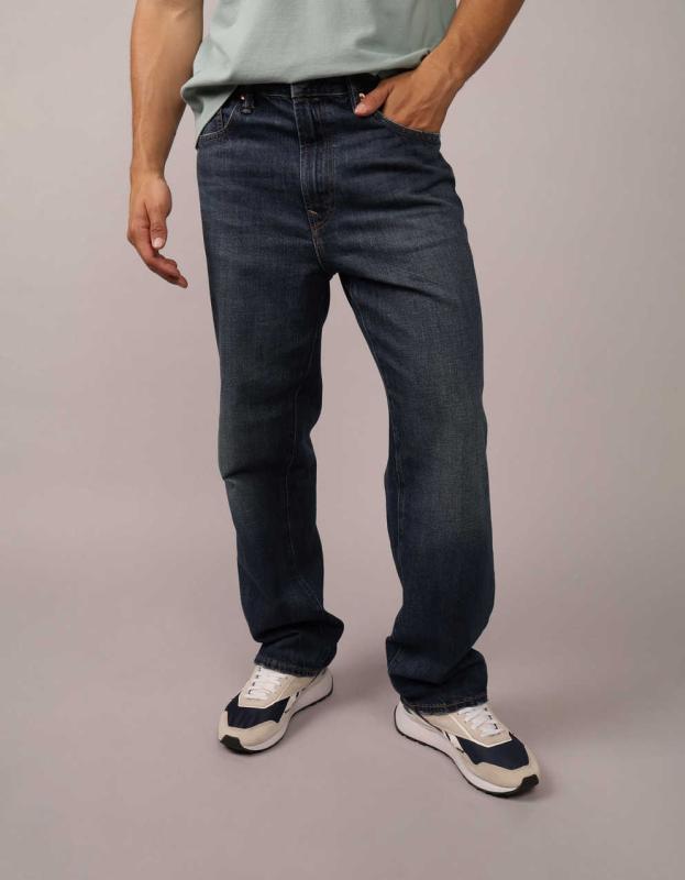 AE Lightweight Loose Jean Men's Women's Jeans, Clothes Accessories  American Eagle Korea