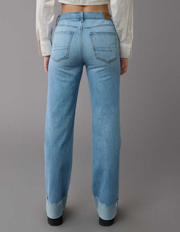 AE Stretch High-Waisted Stovepipe Cuffed Jean | Men's