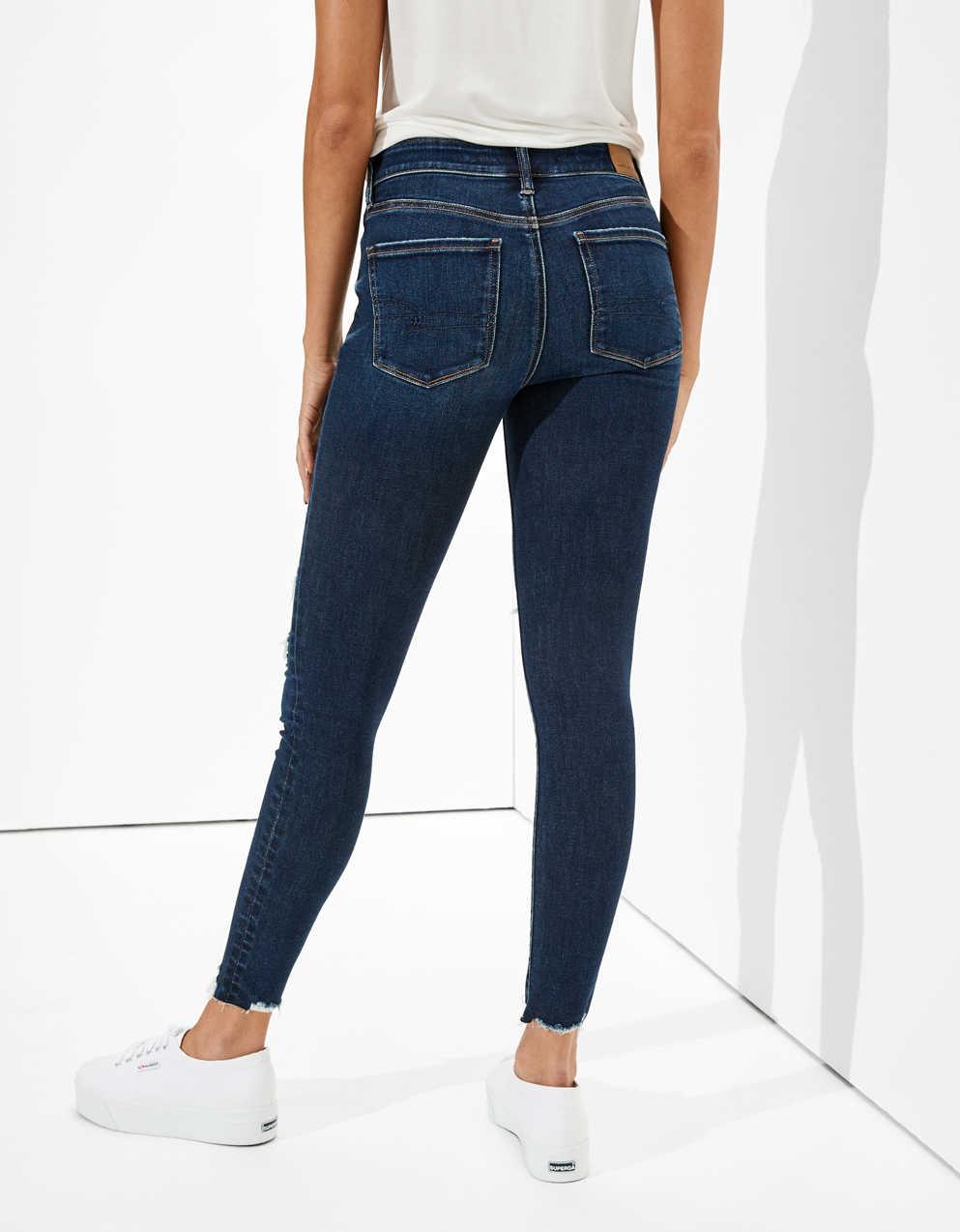 American Eagle AE パッチ ローライズ ジェギング デニムパンツ AE Next Level ローライズ ジェギング | メンズ・レディース