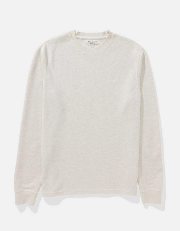 AE Long-Sleeve Thermal Shirt Men's Women's Jeans, Clothes Accessories  American Eagle Korea