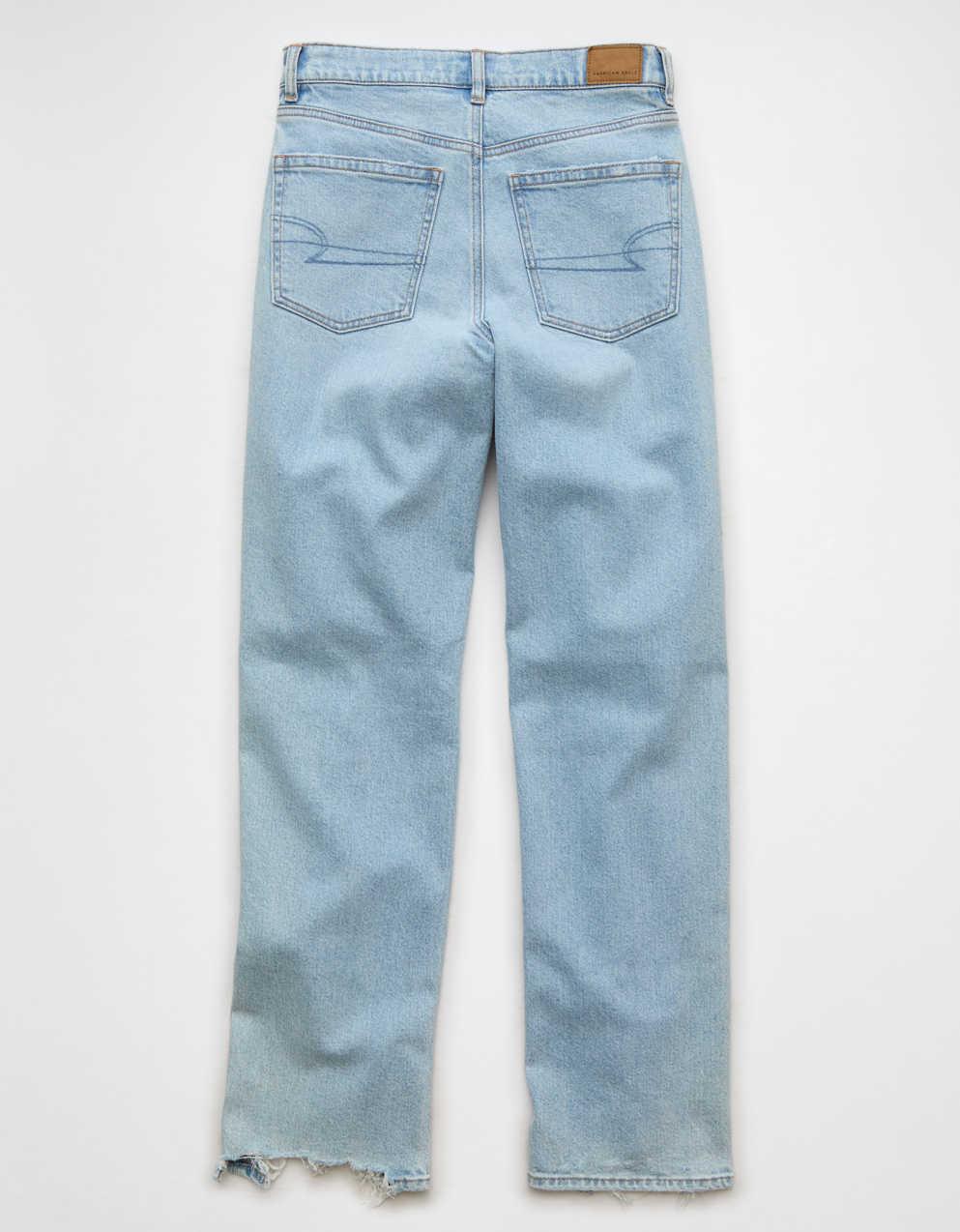 AE Strigid Ripped Super High-Waisted Baggy Straight Jean | Men's