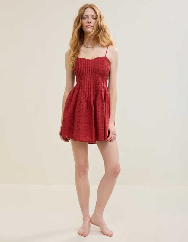 【Aje】Twyla Mini Dress/ミニドレス/フレアシルエット Aje Twyla ミニドレス | ブルー | FARFETCH JP