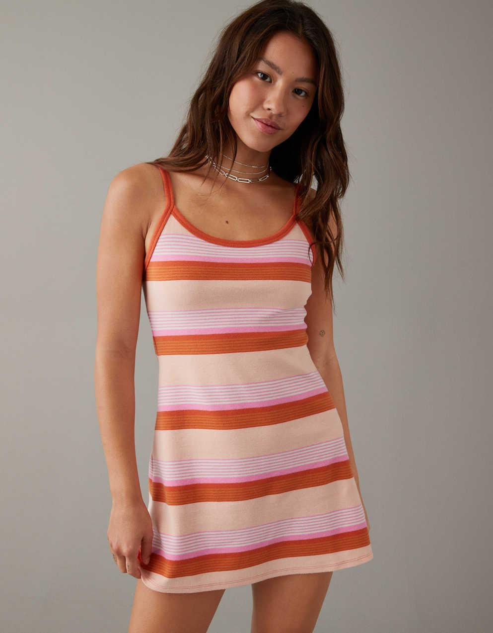 andmarry Cameron cable knit mini dress