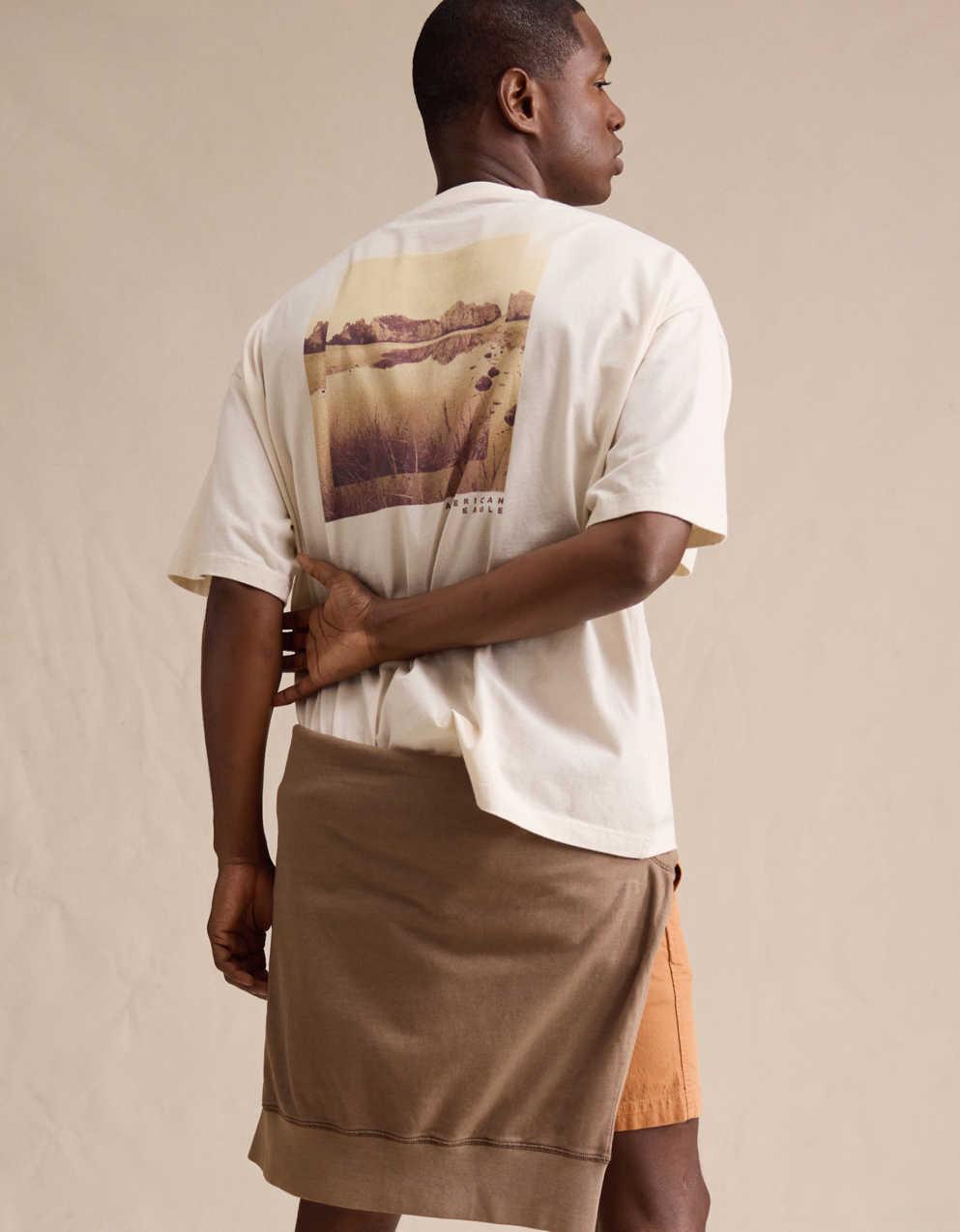 AEオーバーサイズ・フォトグラフィックTシャツ | メンズ・レディース