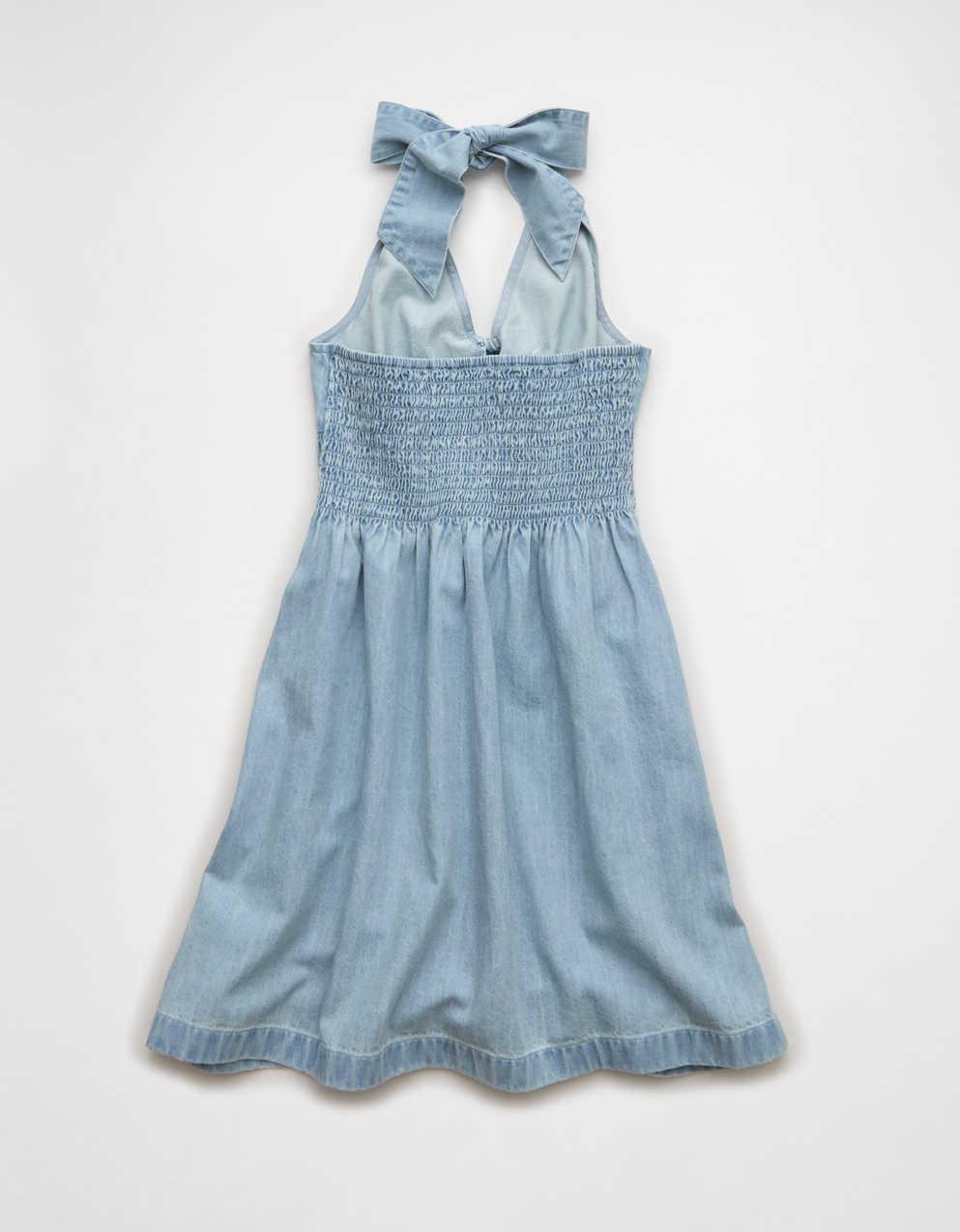 AE Halter Keyhole Mini Dress | Men's & Women's Jeans, Clothes & Accessories  | American Eagle Taiwan