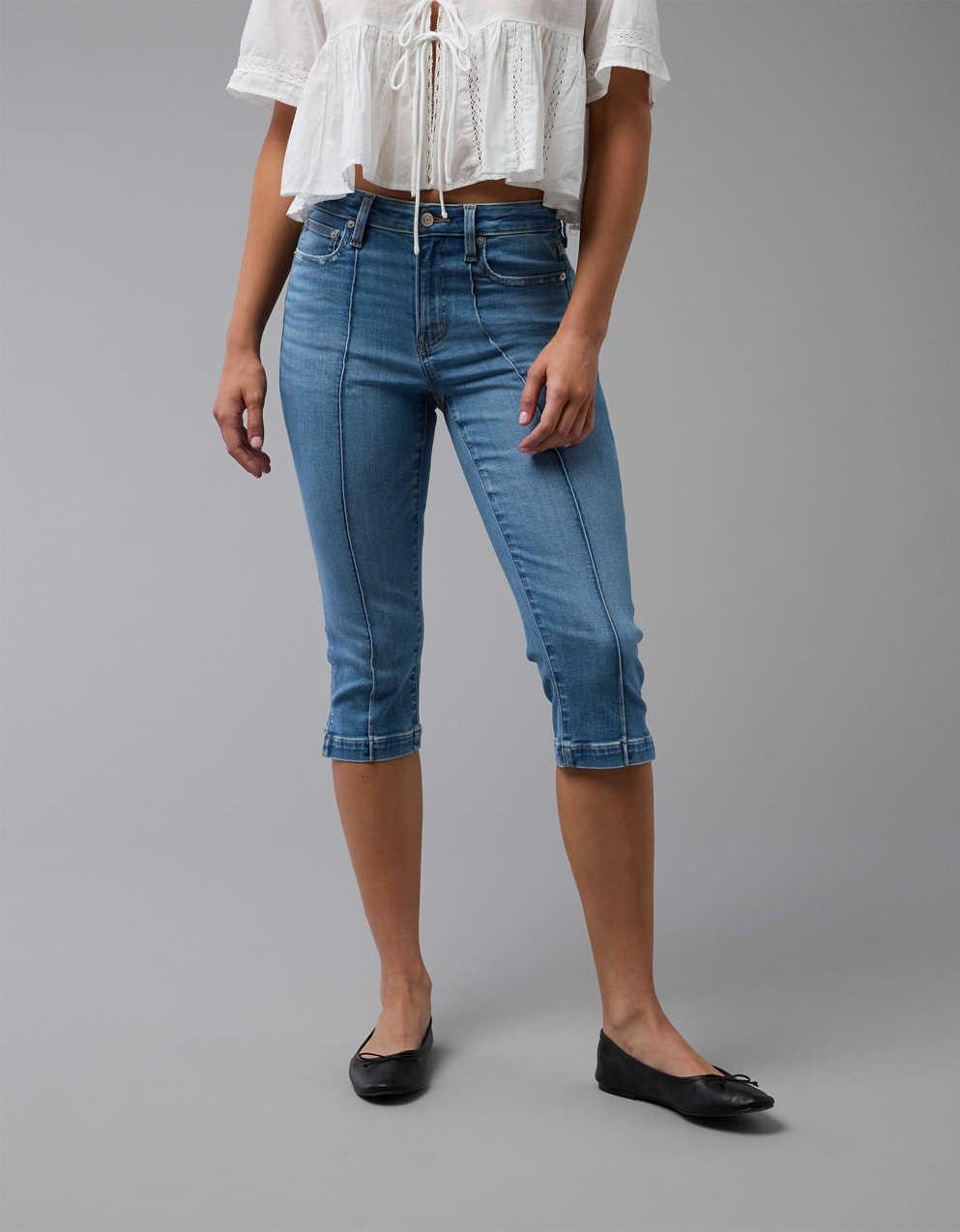 AE Next Level High-Waisted Capri Jean | American Eagle UK | Men's \u0026 Women's  Jeans, Clothing \u0026 More