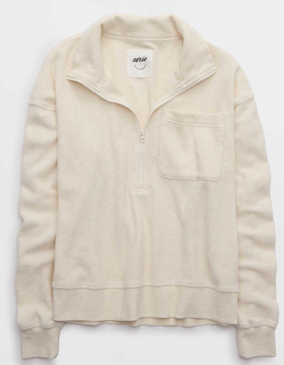 aerie half zip pullover