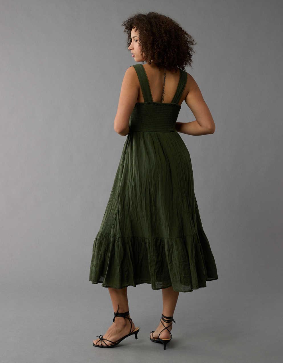 AE Corset Midi Dress | Men's & Women's Jeans, Clothes & Accessories | American  Eagle Taiwan