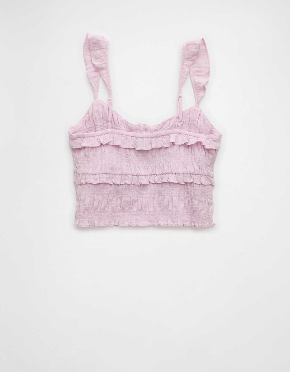 AE Smocked Ruffle Tank Top | Men's & Women's Jeans, Clothes
