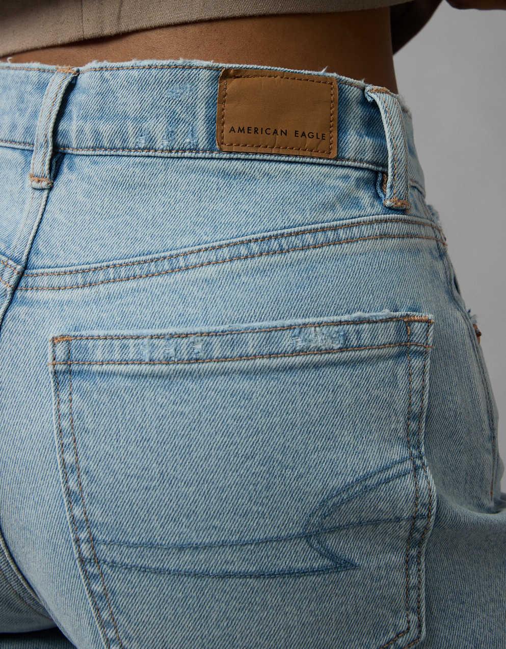 AE Strigid Ripped Super High-Waisted Baggy Straight Jean | Men's
