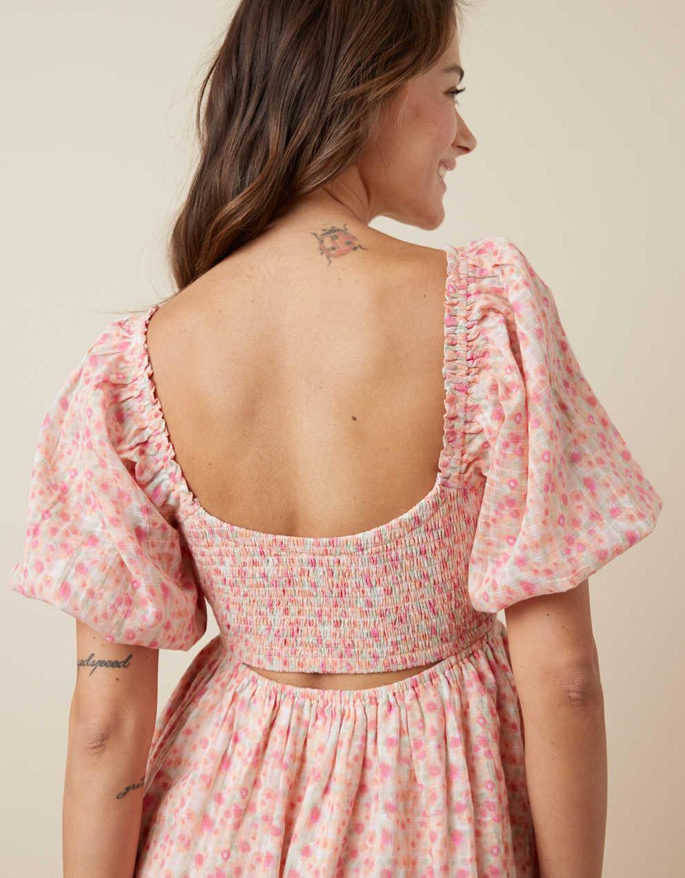 ワンピース Ameri VINTAGE VELOUR PUFF SLEEVE DRESS VELOUR PUFF SLEEVE DRESS（ドレス）｜Ameri（アメリ）の
