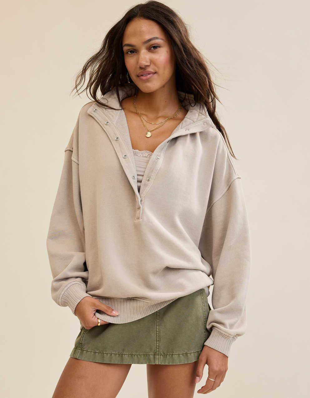 Aerie Oh Snap! Sweatshirt | Men's & Women's Jeans, Clothes