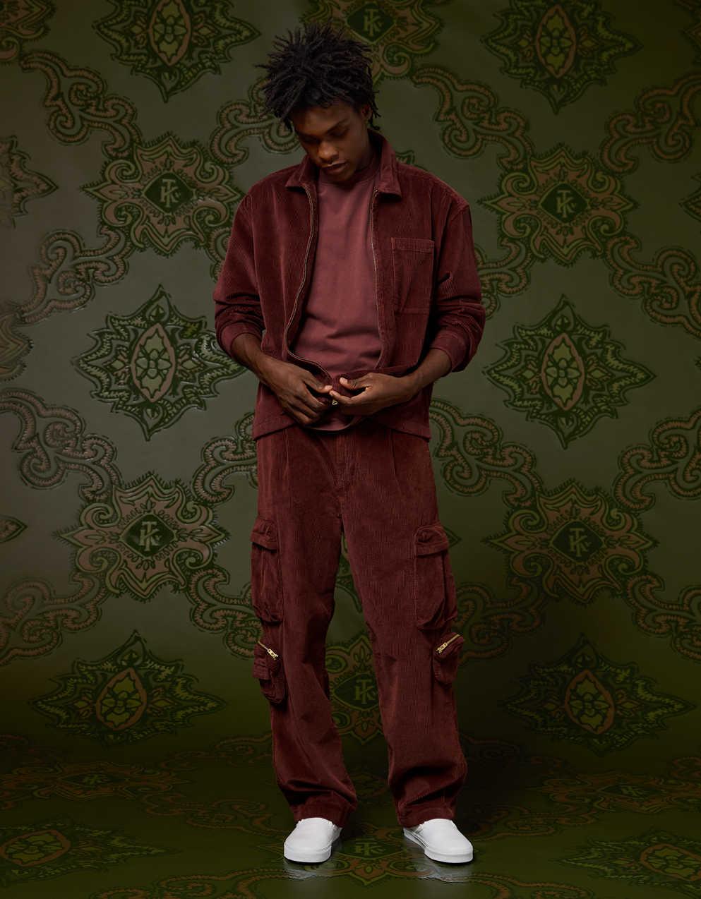 AE x Tru Kolors Corduroy Full-Zip Mechanic Jacket | Men's