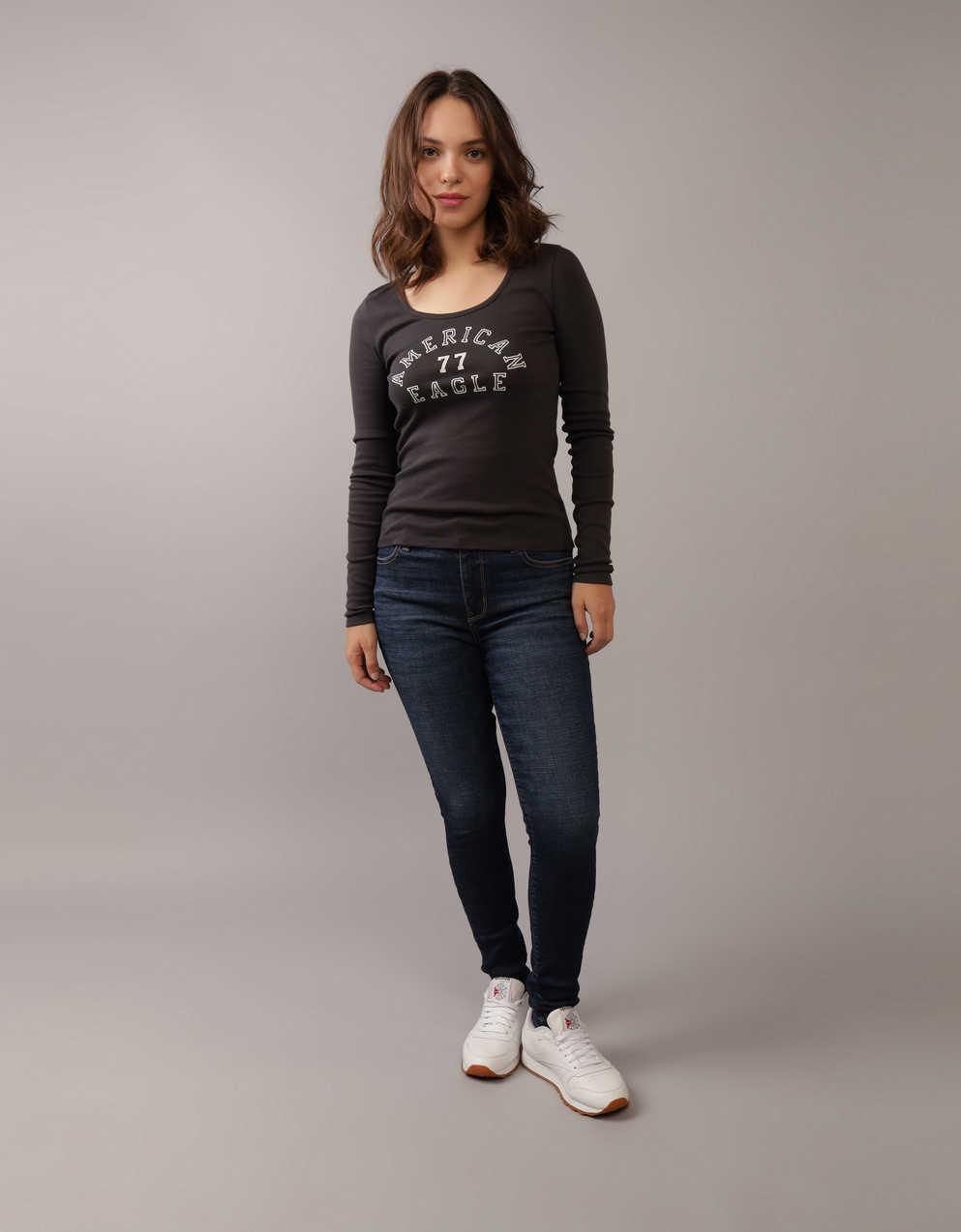 AE Next Level Curvy High-Waisted Jegging | American Eagle UK | Men's \u0026  Women's Jeans, Clothing \u0026 More