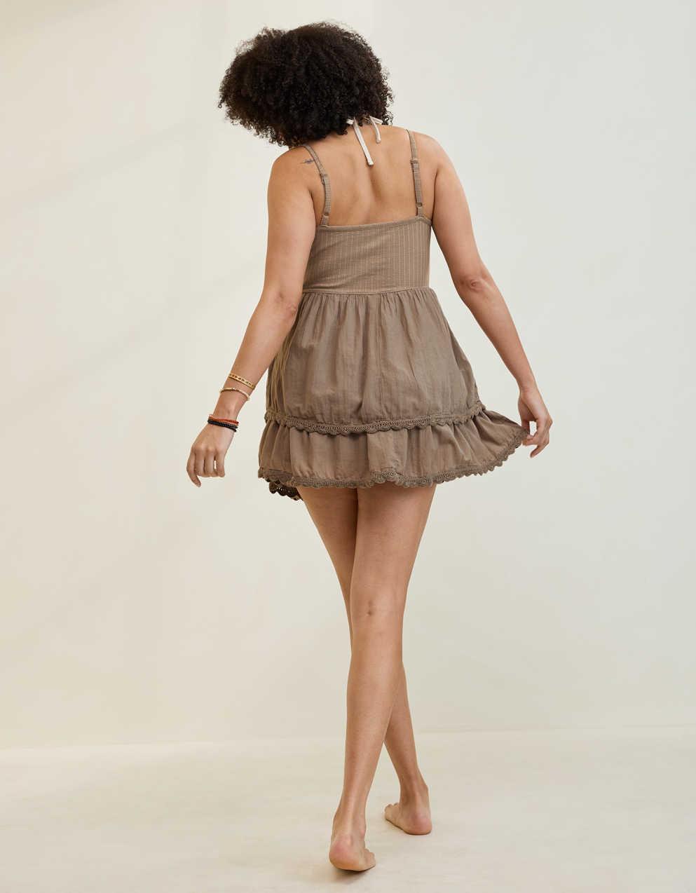 aerie at the barre mini dress Aerie Strapless At The Barre Mini Dress