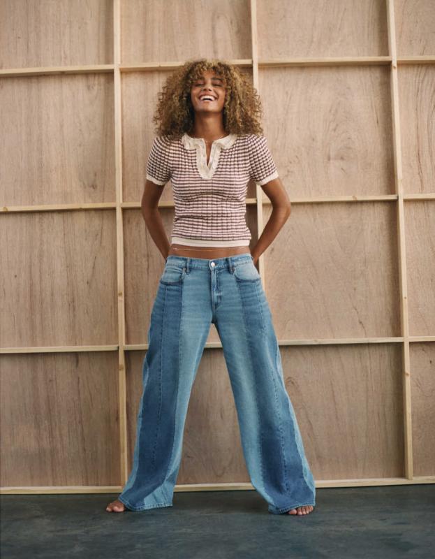 レディース バギー・ワイドレッグジーンズ | American Eagle 日本