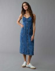 【I AM MARI】Reffu Square Denim ワンピース(Belt Set) I AM MARI】Reffu Square Denim ワンピース(Belt Set)