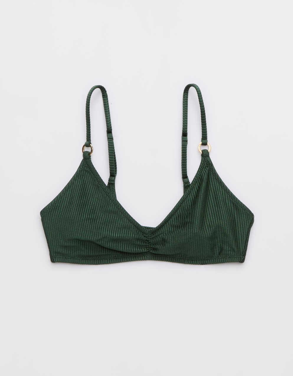 【関税込み】ERES グリーン Show ビキニトップ Aerie Beach Babe Shine Rib Voop ビキニ・トップ | メンズ
