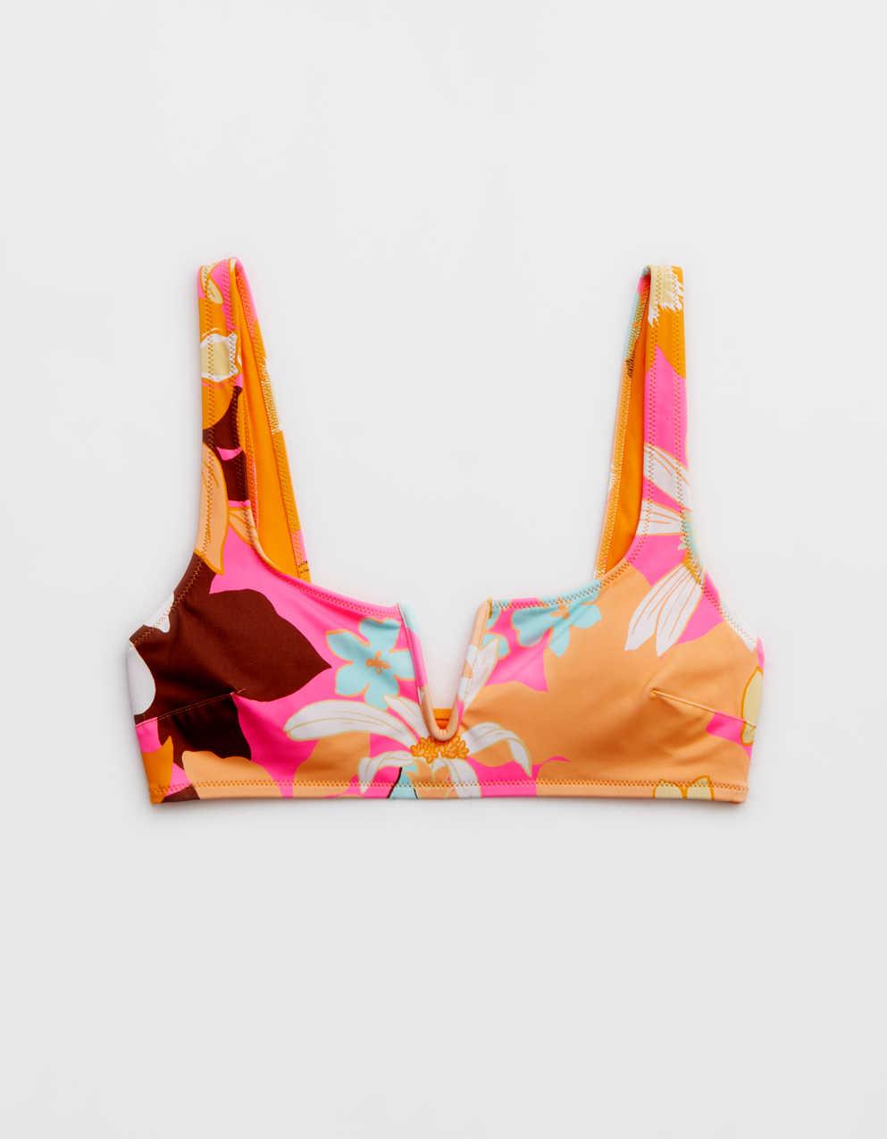 Aerie Vワイヤースクープ・ビキニ・トップ | メンズ・レディース
