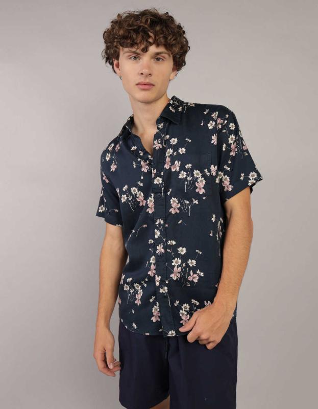 American Eagle - 半袖トップス アメリカンイーグル ポロシャツ トップス 半袖 コアフレックス