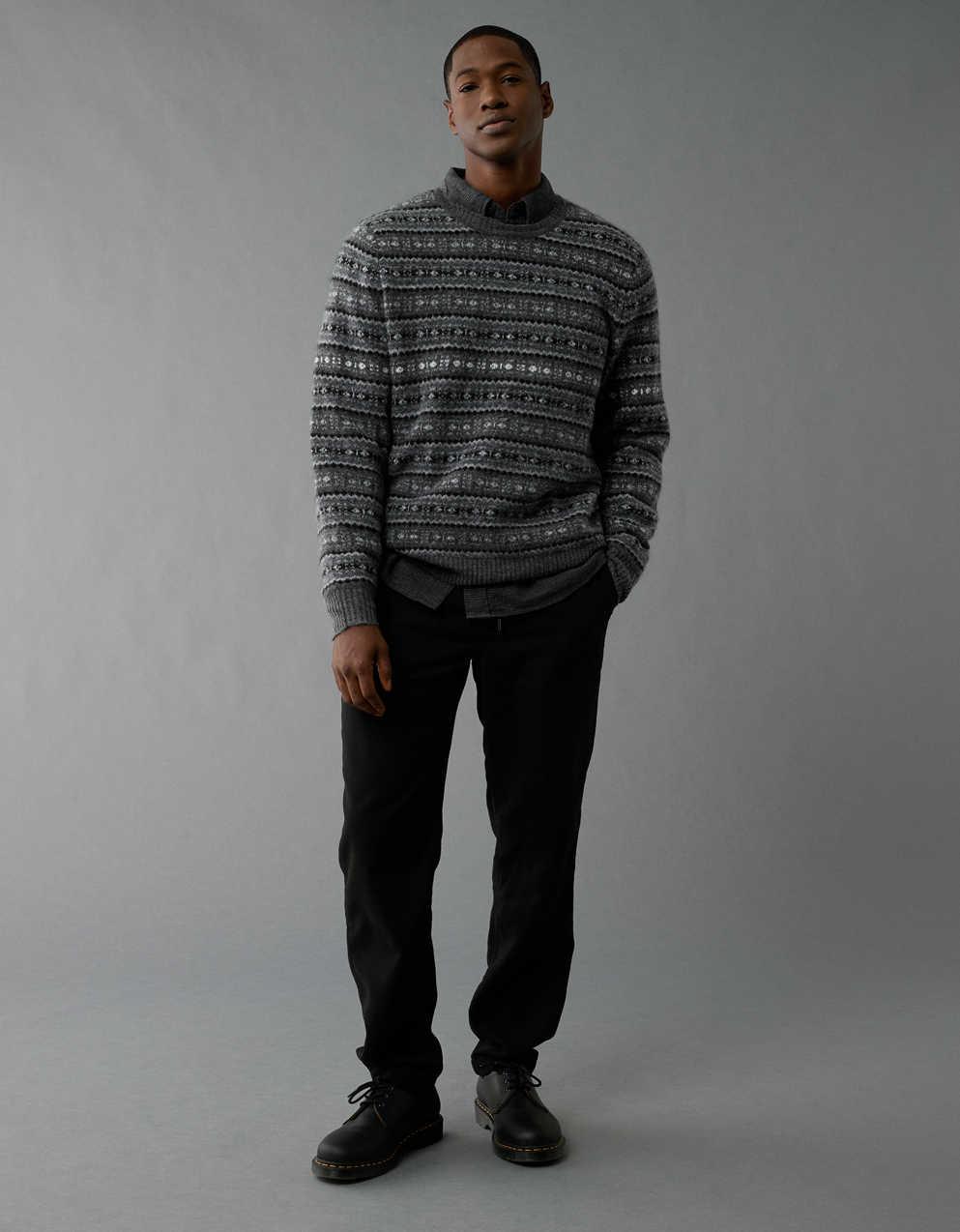 AE Cozy Cabin Fair Isle Sweater | Men