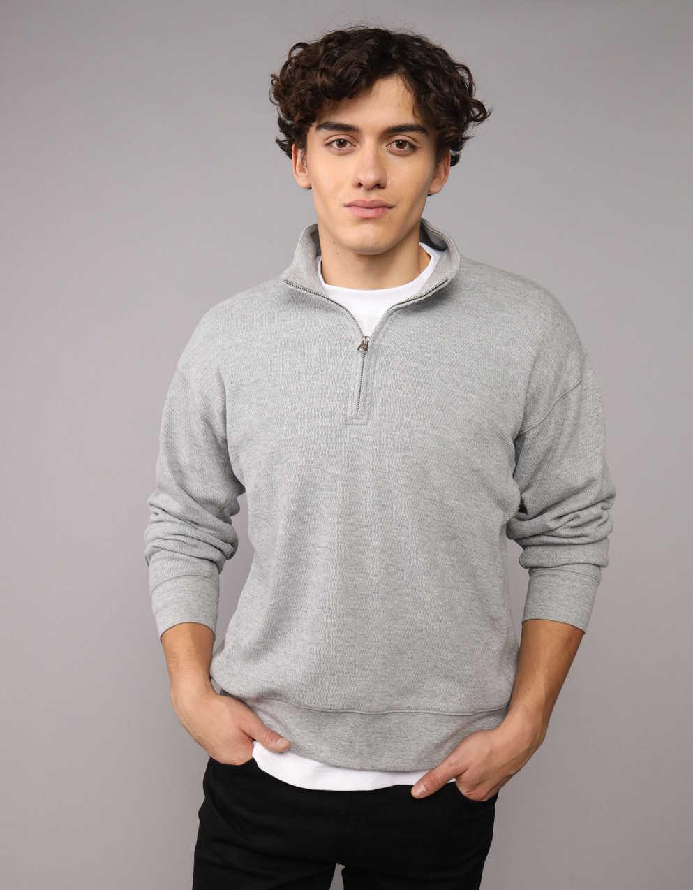 AE Boxy Quarter-Zip Thermal | Men's & Women's Jeans, Clothes