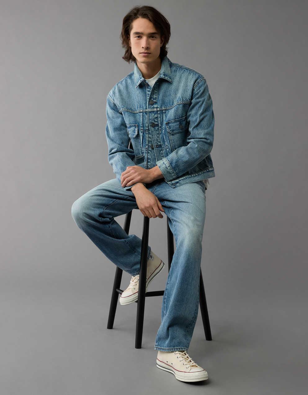 AEボクシー・デニム・トラッカージャケット | メンズ