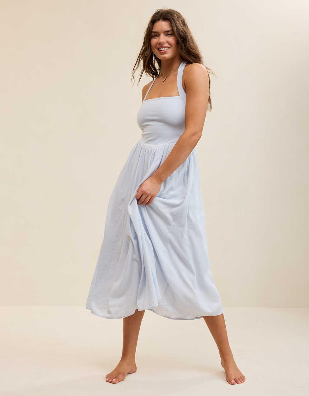 gold midi dress with sleeves Heidi Gold Midi Dress