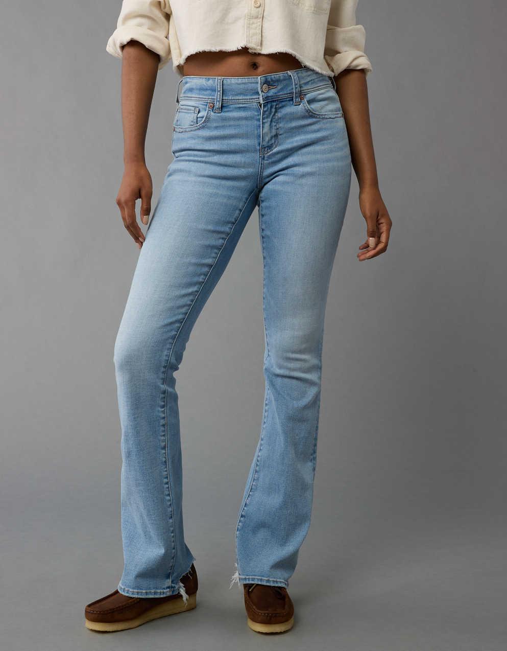 BADBLOOD ローライズブーツカットジーンズ サイズ3 mid blue新品 BADBLOOD ブーツカット デニム (3色) 0119 Low Rise Bootcut